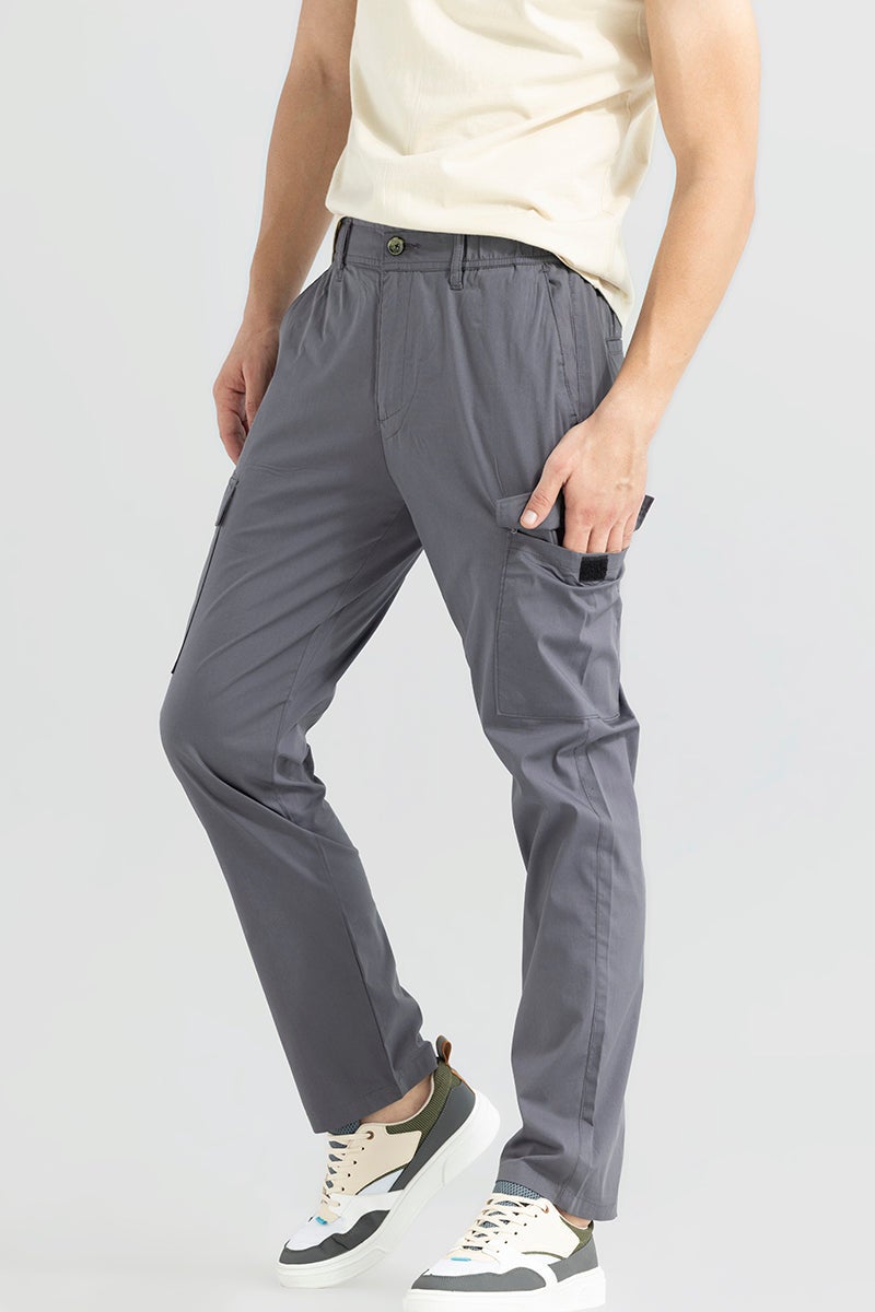 SNITCH Everett Grey Cargo Pant - Image 4